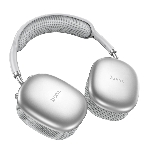 Беспроводные/проводные наушники Hoco W35 Air Triumph серебристый, полноразмерные, Bluetooth + проводной, до 45 ч, фото12