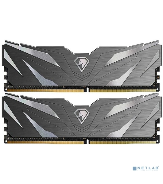 Оперативная память NETAC, DDR4, 32GB (2x16GB), 3200MHz, CL16, DIMM, с радиаторами, черный