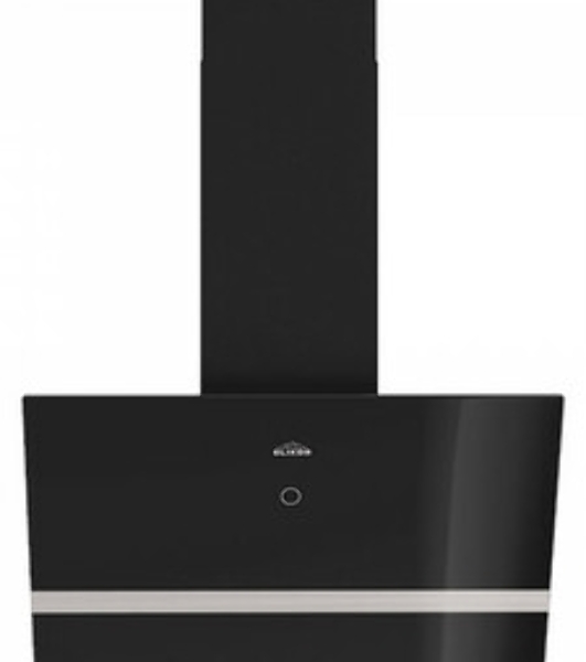 Вытяжка наклонная Elikor Rise BK 60 черный, 60 см, 750 куб. м/ч, 56 дБ