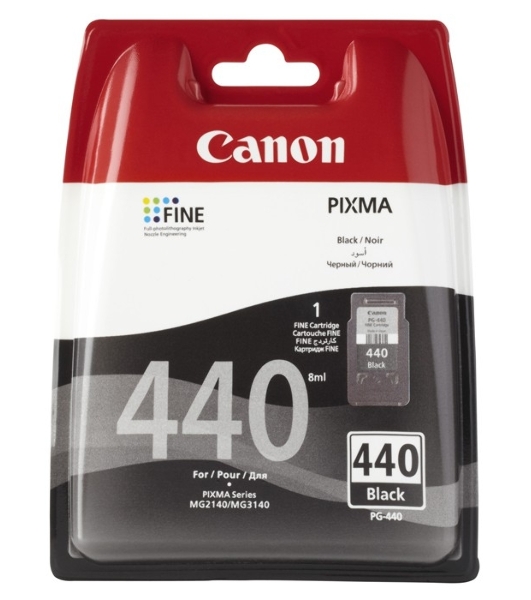 Картридж струйный Canon PG-440 5219B001 черный для Canon MG2140/3140