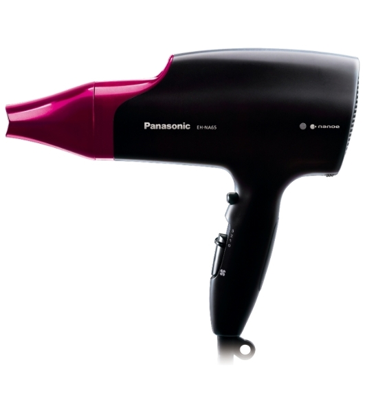 Фен Panasonic EH-NA65 черный/розовый, 2000 Вт, ионизация