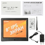 Фоторамка Digma 8' PF-843 1024x768 черный пластик ПДУ Видео, фото12