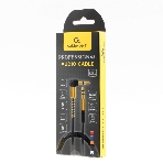 Кабель Cablexpert аудио 90˚ спиральный CCAB-02-35MMLC-1.8MO. 3.5 Jack (M)/3.5 Jack (M), оранжевый, 1.8м, блистер, фото 1