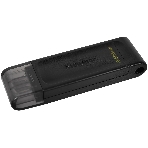 Флешка USB Kingston DataTraveler DT70 (DT70/256Gb), 256Gb, USB Type-C 3.2, R/W 70/45, черный, фото2