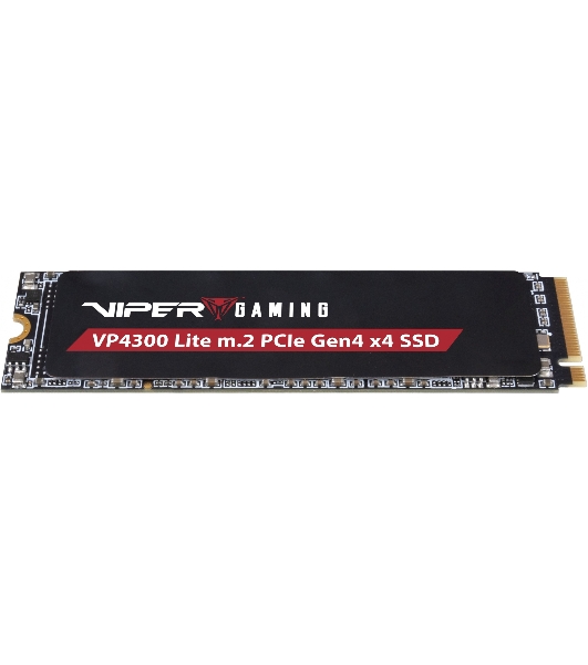 Накопитель SSD Patriot Viper VP4300 Lite, 1Tb, PCIe 4.0 x4, M.2 2280, NVMe, R/W 7400/6400, с радиатором