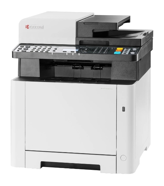 МФУ лазерное Kyocera Ecosys MA2100cfx (110C0B3NL0), A4, цветной, печ. до 21 стр/мин., скан. до 30 стр/мин. (ч/б) 23 стр/мин. (цвет), 1200 x 1200 dpi (печать) 600x600 dpi (скан.), USB, RJ-45, Air Print, Mopria (замена M5521cdn)