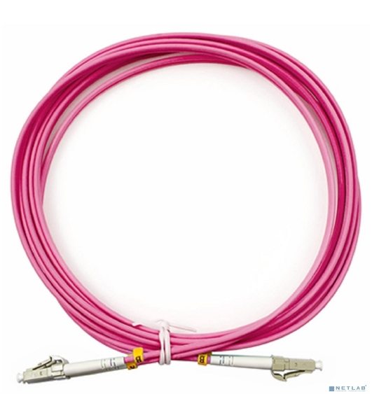 Шнур оптический Cabeus FOP-50-OM4-LC-LC-3m duplex LC-LC 50/125 мм OM4 3м LSZH