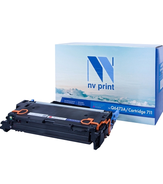Картридж лазерный NVPrint совместимый HP Q6473A/Canon 711 Magenta для LaserJet Color 3505/3505x/3505n/3505dn/3600/3600n/3600dn/3800/3800n/3800dn/3800dnt/Canon LBP-5300/5360/MF-9130/9170/9220Cdn/9280Cdn (4000k)