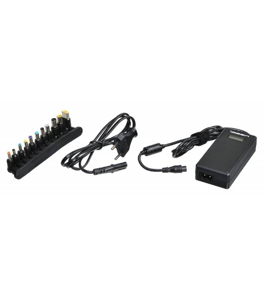 Блок питания Ippon D90U автоматический 90W 15V-19.5V 10-connectors 8A 1xUSB 2.1A от бытовой электросети LСD индикатор