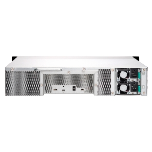 Полка расширения сетевого хранилища без дисков SMB QNAP TL-R1200C-RP USB 3.2 Gen 2 Type-C JBOD storage enclosure, 12-tray 3,5'/2,5' w/o HDD, 2xPSU. Rackmount. W/o rail kit RAIL-B02