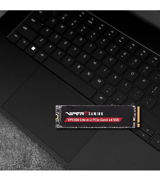 Накопитель SSD Patriot Viper VP4300 Lite, 1Tb, PCIe 4.0 x4, M.2 2280, NVMe, R/W 7400/6400, с радиатором