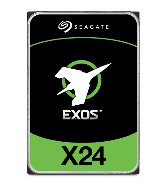 Жесткий диск серверный Seagate 3.5'; 24TB Exos X24 SAS 12Gb/s, 7200 rpm, 512 MB ST24000NM007H