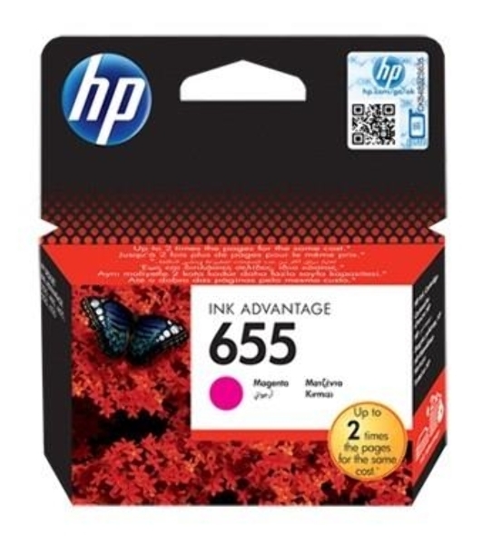 Картридж струйный HP 655 CZ111AE пурпурный для HP DJ IA 3525/4615/4625/5525/6525 (600 стр.)