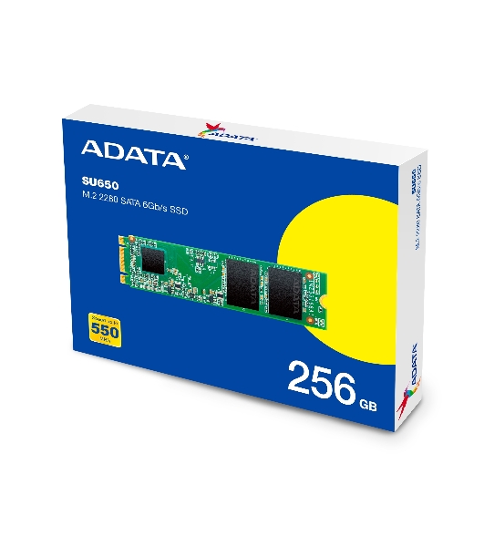 Накопитель SSD ADATA SU650, 256Gb, SATA III, 2.5', R/W 520/450