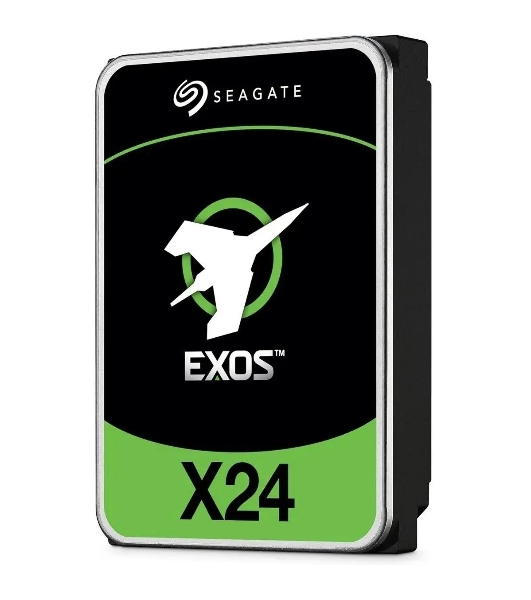 Жесткий диск серверный Seagate 3.5'; 24TB Exos X24 SAS 12Gb/s, 7200 rpm, 512 MB ST24000NM007H