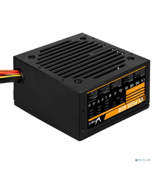 Блок питания Aerocool/Formula VX-650 PLUS, 650Вт, 120мм, черный