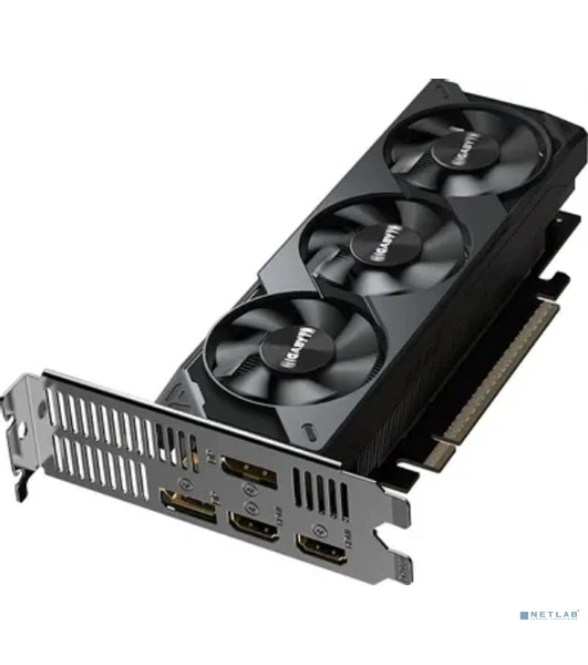 Видеокарта Gigabyte GeForce RTX5050 OC Low Profile, NVIDIA RTX 5050, 8 ГБ GDDR6, 128 бит, PCI-e 5.0, 2xHDMI, 2xDP, 2587 МГц