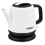 Чайник электрический Kitfort KT-6112 1 л, 1630 Вт, белый/черный (корпус: нержавеющая сталь), фото11