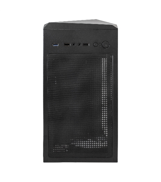 Компьютерный корпус Miditower ExeGate EVO-8225-NPX700 (ATX, БП 700NPX с вент. 12см, 2хUSB+1хUSB 3.0, черный, 2 вент. с RGb подсветкой и полоса на передней панели, боковая панель - закаленное стекло)