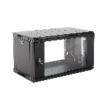 Шкаф телеком. настенный разборный 6U (600х520) дверь стекло, черный (ШРН-Э-6.500-9005), фото11
