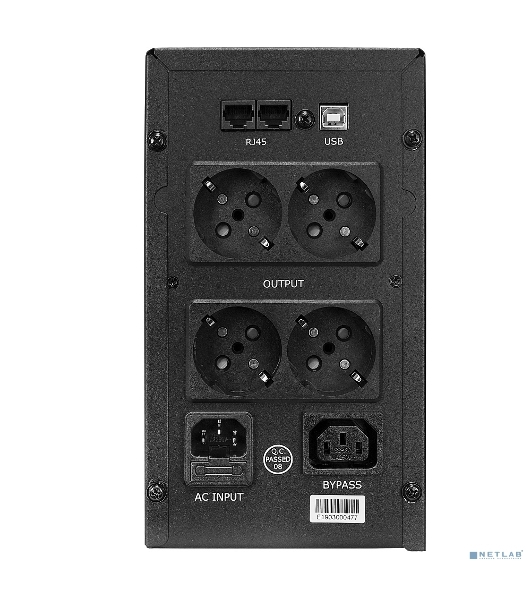 Источник бесперебойного питания Crown CMU-SP800EURO LCD/800 ВА/450 Вт/4 x евророзетка с заземлением (Schuko)