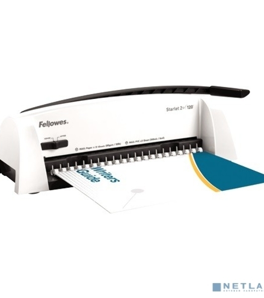 Переплетчик Fellowes Starlet 2+ (FS-52279) A4/перф.12л.сшив/макс.120л./пластик.пруж. (6-16мм)