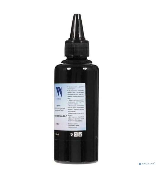 Чернила NVPrint пигментные NV-INK100PGM-BkC для аппаратов Canon (100мл) черный