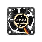 Вентилятор для корпуса ExeGate ExtraSilent ES04020S3P черный, 40 мм, 6300 об/мин, 28 дБ, 3 pin, фото4