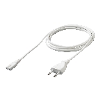 Кабель питания Cablexpert PC-184W-VDE-1.8М CEE 7/16-C7, 2x0.75мм2, 2.5А, VDE, 1.8м, белый, пакет, фото2