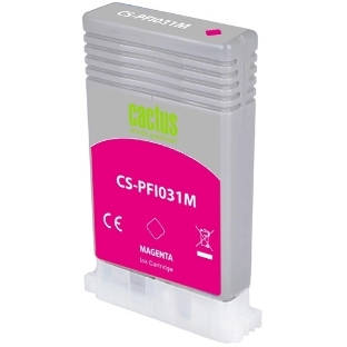 Картридж струйный Cactus CS-PFI031M PFI-031M пурпурный (55мл) для Canon imagePROGRAF TM-240/340
