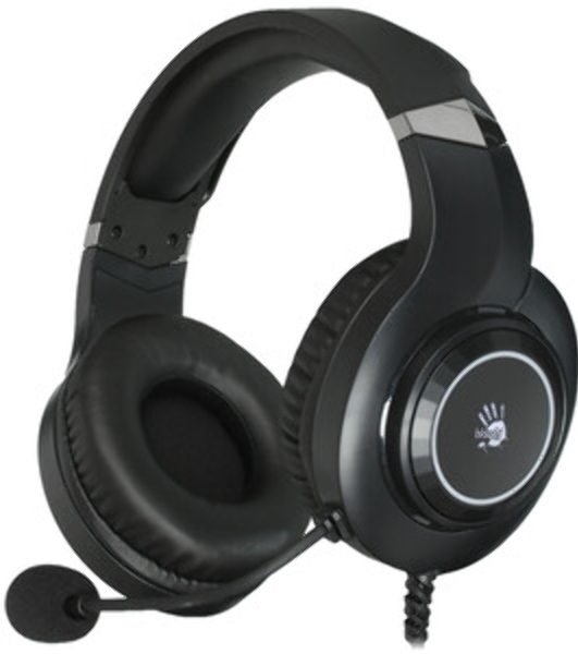 Гарнитура Bloody G220S чёрный, проводная, подсветка