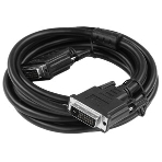 Кабель DVI-D dual link Cablexpert CC-DVI2L-BK-10, 25M/25M, 3.0м, CCS, черный, экран, феррит.кольца, пакет, фото4
