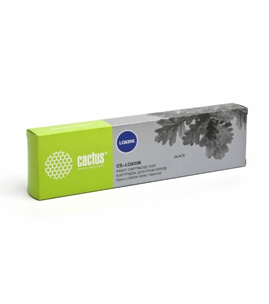 Картридж матричный Cactus CS-LQ630 черный (2 млн. знаков) для Epson LQ630K/635K/730K