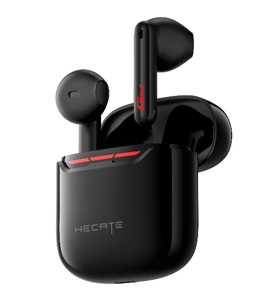 Наушники TWS Edifier Hecate GM3 Plus черный, вкладыши, Bluetooth, до 5.5 ч