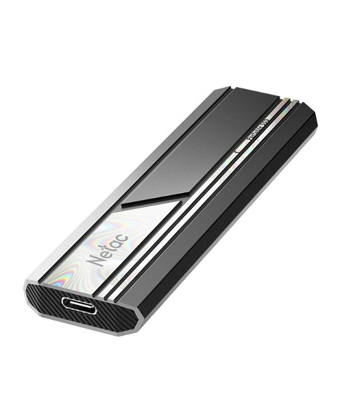 Внешний SSD Netac ZX10, 1TB, USB 3.2 Gen 2 Type-C, R/W 1050/1050, черный