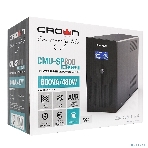 Источник бесперебойного питания Crown CMU-SP800EURO LCD/800 ВА/450 Вт/4 x евророзетка с заземлением (Schuko), фото7