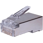 Коннектор Suprlan 10-0231-1, FTP cat.5e RJ45, 10 шт, прозрачный, фото4