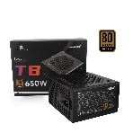 Блок питания Thermalright TR-TB650S 650W 80 PLUS Bronze, (ATX, 3, Non-modular, 1x24(20+4)pin 550мм, 1xCPU*2 8(4+4)pin 600+150мм, 1xPCIe*2 8(6+2)pin 500+150мм, 1xSATA*3+MOLEX4pin*1 400+150+150+150мм, 1xSATA*2+MOLEX4pin*2 400+150+150+150мм, Active, 120x120мм, 150x140x86мм, APFC, ), фото6