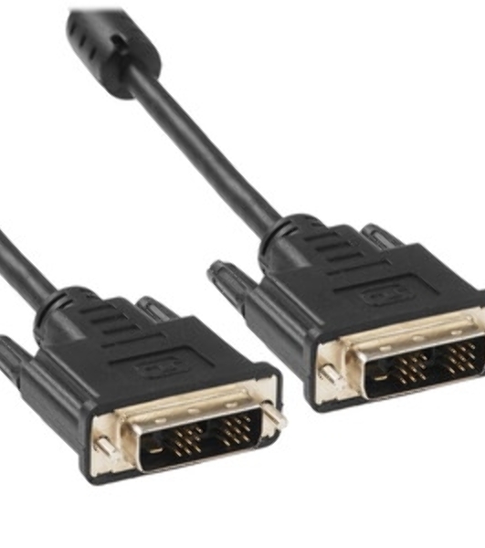 Кабель DVI-D single link Cablexpert CC-DVIL-BK-6, 19M/19M, 1.8м, CCS, черный, экран, феррит.кольца, пакет