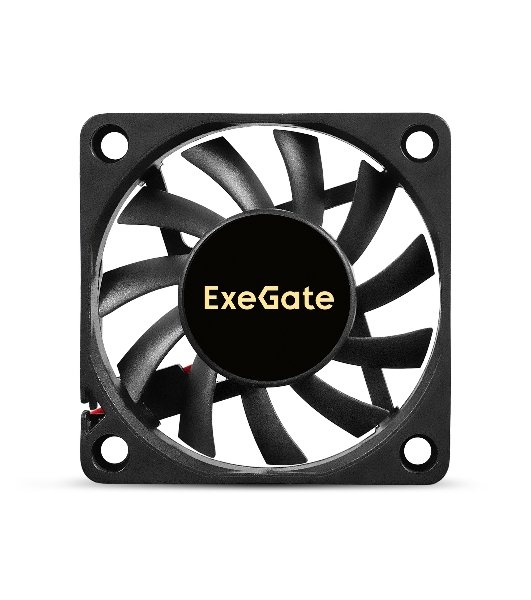 Вентилятор для корпуса ExeGate EX06010S2P-24 черный, 60 мм, 3000 об/мин, 24.1 дБ, 2 pin