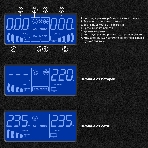 Источник бесперебойного питания (инвертор, синус, для котла) ExeGate SineTower SZ-600.LCD.AVR.1SH <600VA/360W, чистый синусоида, LCD дисплей, AVR, 1*Schuko, линейно-интерактивный, внешняя батарея 12В до 200Ач, Black>, фото14
