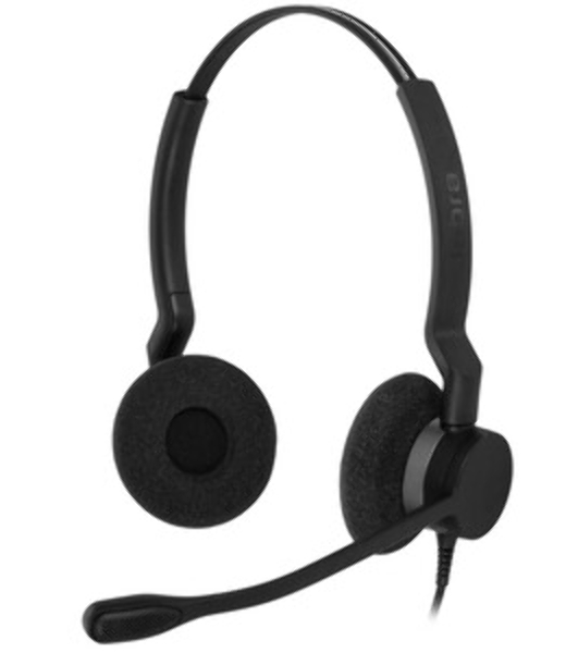 Гарнитура Jabra BIZ 2300 Duo USB чёрный, проводная