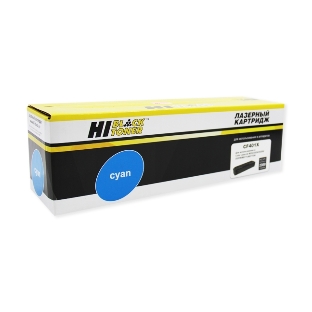 Картридж Hi-Black (HB-CF401X) для HP CLJ M252/252N/252DN/252DW/277n/277DW, №201X, C, 2,3K