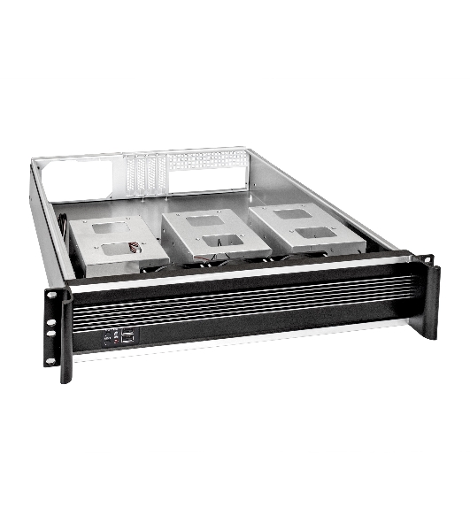 Серверный корпус ExeGate EX293331RUS Pro 2U450-09 (RM 19', высота 2U, глубина 450, БП 1200ADS, 2*USB)