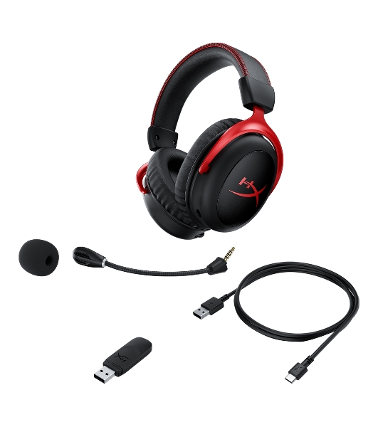Гарнитура HyperX Cloud II красный, проводная, совместимость с консолями