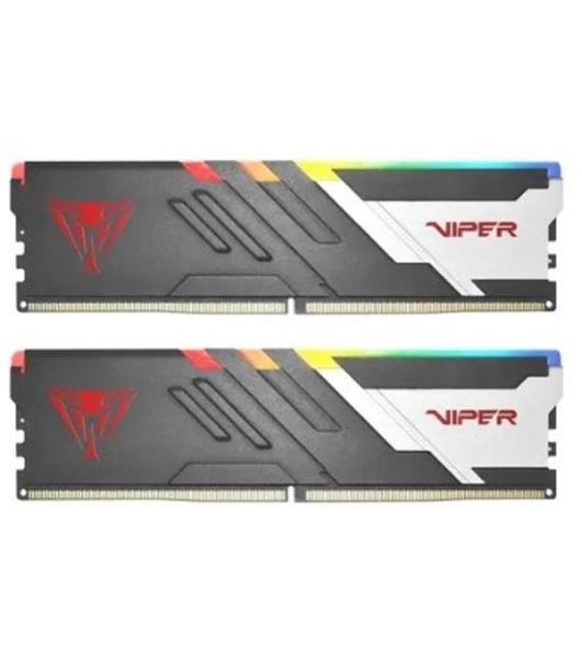 Оперативная память Patriot Viper Venom, DDR5, 32Gb (2x16Gb), 6400MHz, CL32, DIMM, с радиаторами, RGb, черный