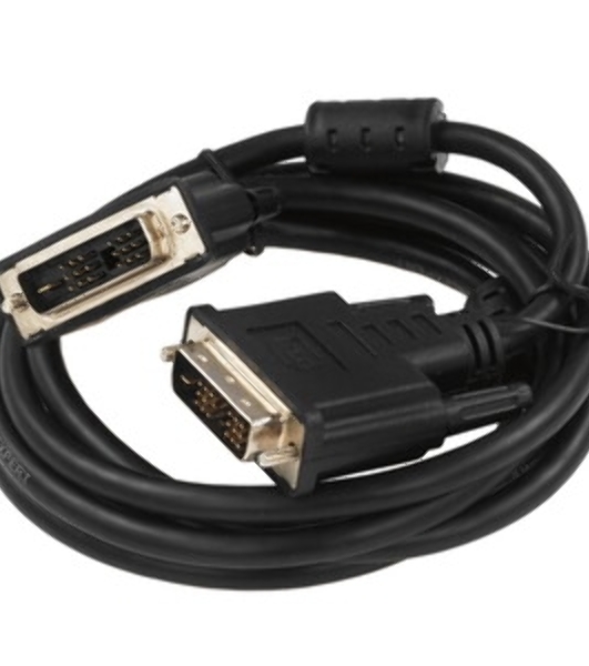 Кабель DVI-D single link Cablexpert CC-DVIL-BK-6, 19M/19M, 1.8м, CCS, черный, экран, феррит.кольца, пакет