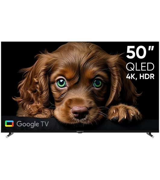 Телевизор TopDevice 50'' TDTV50CQ09U черный QLED UHD 60Hz Google TV 2GB/16GB