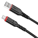 Кабель USB2.0 Hoco AM/Type-C, 3А, X59, 2м, черный, коробка, фото3