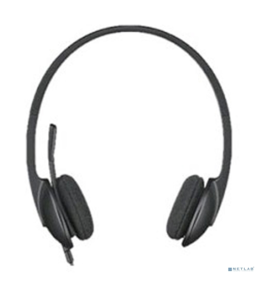 Гарнитура Logitech H340 чёрный, проводная, USB